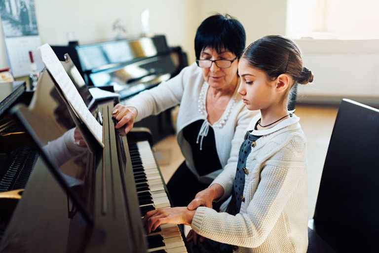 Piano Lessons as a Family Activity Making Music Together